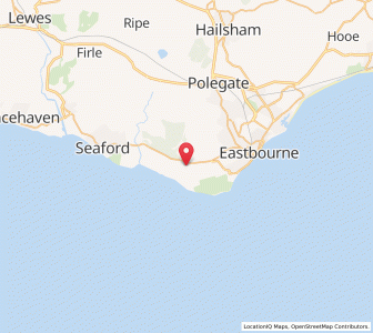 Map of Eastdean, EnglandEngland