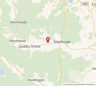 Map of Eastgate, EnglandEngland