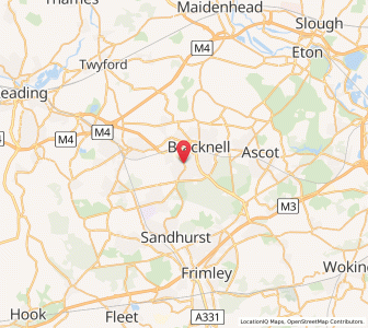 Map of Easthampstead, EnglandEngland