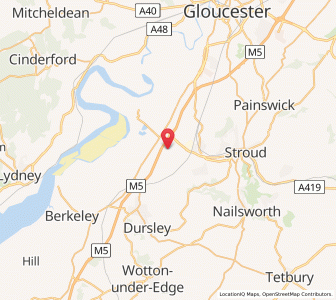 Map of Eastington, EnglandEngland