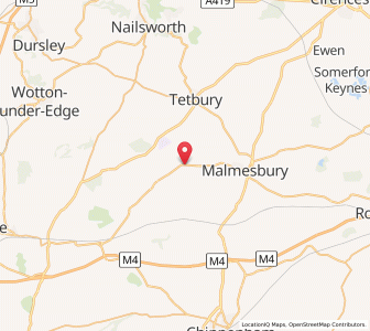 Map of Easton Grey, EnglandEngland