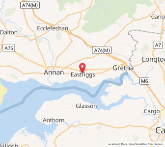 Map of Eastriggs, ScotlandScotland