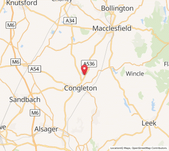 Map of Eaton, EnglandEngland