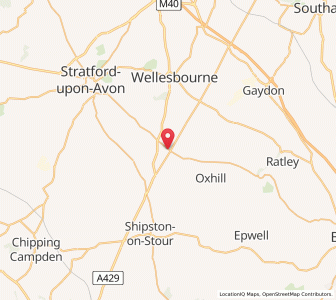 Map of Eattington, EnglandEngland