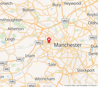 Map of Eccles, EnglandEngland