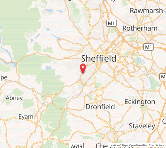 Map of Ecclesall, EnglandEngland