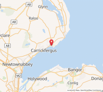 Map of Eden, Northern IrelandNorthern Ireland