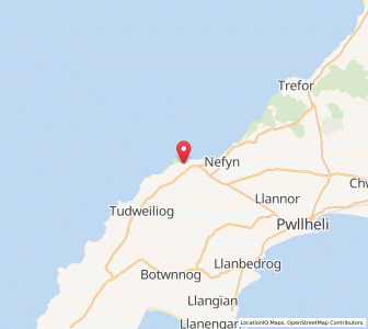 Map of Ederyn, WalesWales