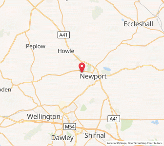 Map of Edgmond, EnglandEngland