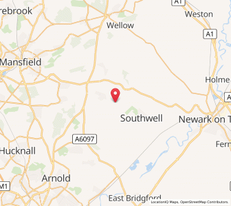 Map of Edingley, EnglandEngland