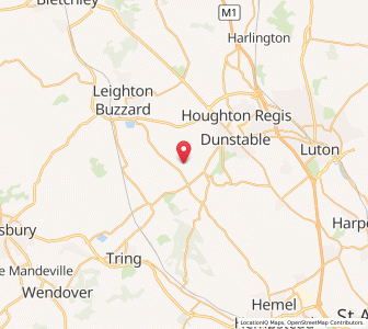 Map of Edlesborough, EnglandEngland