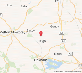 Map of Edmondthorpe, EnglandEngland