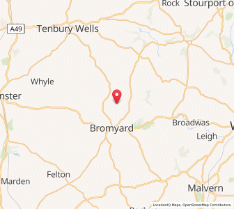 Map of Edwin Loach, EnglandEngland