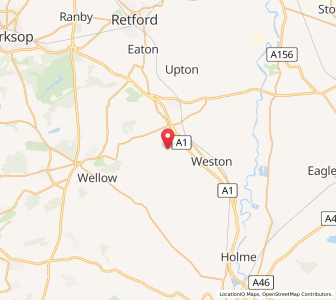 Map of Egmanton, EnglandEngland