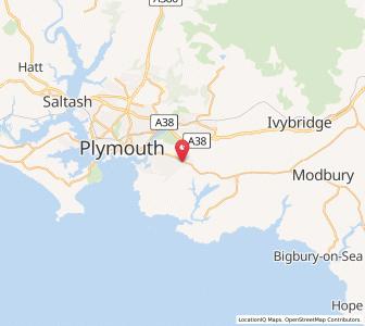 Map of Elburton, EnglandEngland