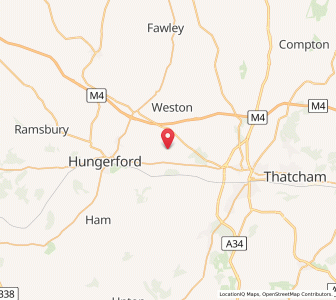 Map of Elcot, EnglandEngland