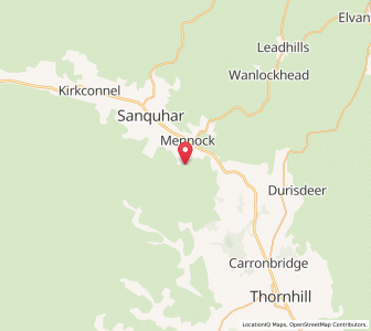 Map of Eliock, ScotlandScotland