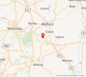 Map of Elkesley, EnglandEngland