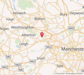 Map of Ellenbrook, EnglandEngland