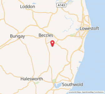 Map of Ellough, EnglandEngland