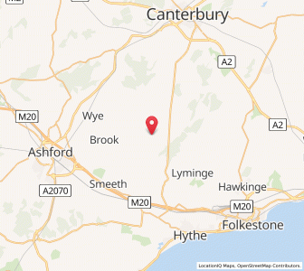 Map of Elmsted, EnglandEngland