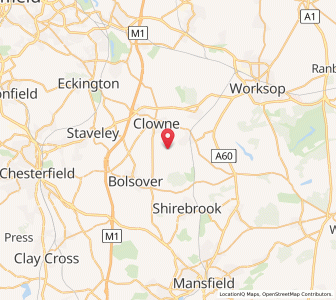 Map of Elmton, EnglandEngland