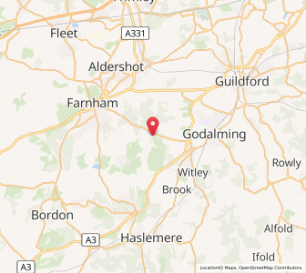 Map of Elstead, EnglandEngland