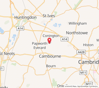 Map of Elsworth, EnglandEngland