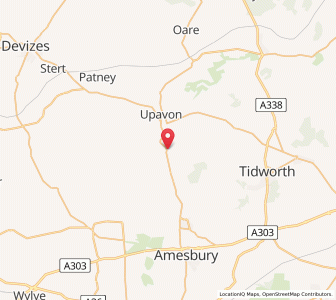 Map of Enford, EnglandEngland