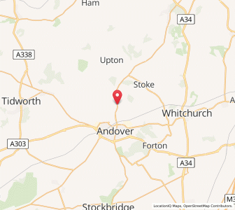 Map of Enham-Alamein, EnglandEngland