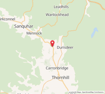 Map of Enterkinfoot, ScotlandScotland