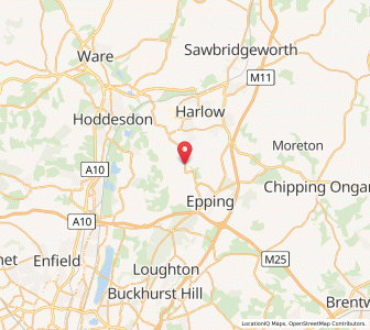 Map of Epping Green, EnglandEngland