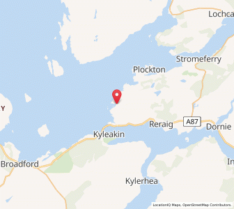 Map of Erbusaig, ScotlandScotland