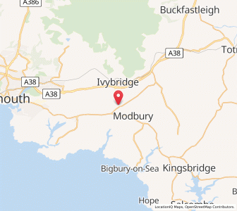 Map of Ermington, EnglandEngland