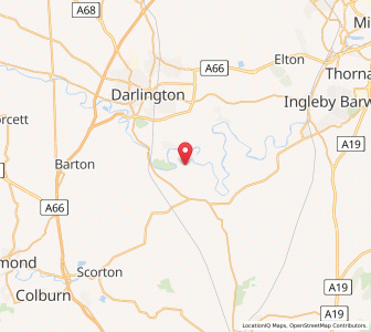 Map of Eryholme, EnglandEngland