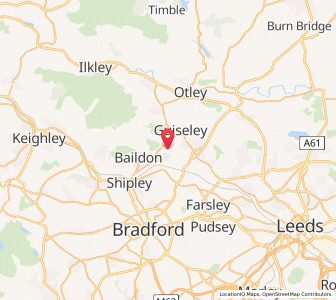 Map of Esholt, EnglandEngland