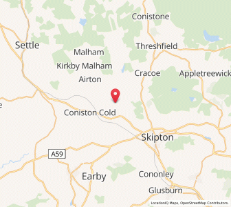 Map of Eshton, EnglandEngland