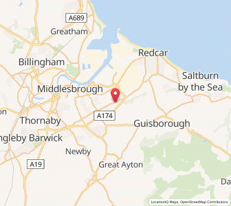 Map of Eston, EnglandEngland