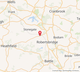 Map of Etchingham, EnglandEngland