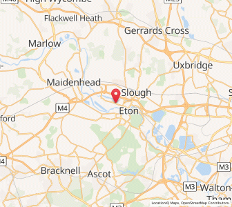 Map of Eton Wick, EnglandEngland