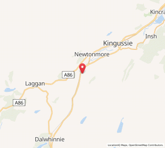 Map of Etteridge, ScotlandScotland