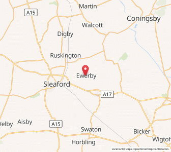 Map of Ewerby, EnglandEngland