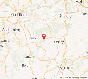 Map of Ewhurst, EnglandEngland