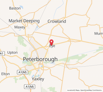 Map of Eye, EnglandEngland