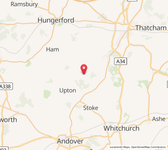 Map of Faccombe, EnglandEngland