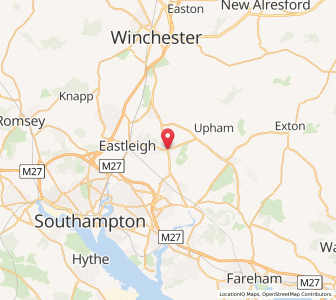 Map of Fair Oak, EnglandEngland