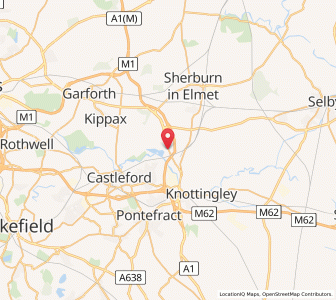 Map of Fairburn, EnglandEngland