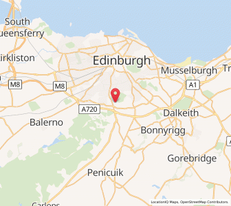 Map of Fairmilehead, ScotlandScotland