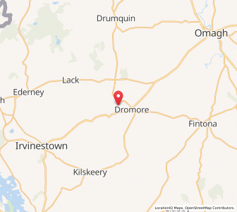 Map of Fairy Hill, Northern IrelandNorthern Ireland