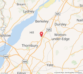 Map of Falfield, EnglandEngland